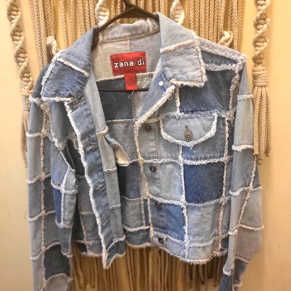 90s/2000s Zana Di Patchwork Denim Jacket